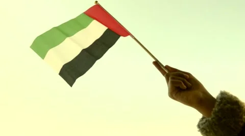 Uae flag Stock-Footage 43179762