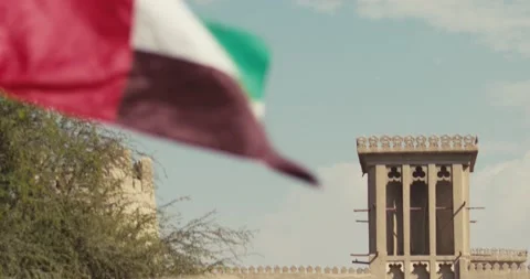 UAE Flag 스톡 동영상 185548343