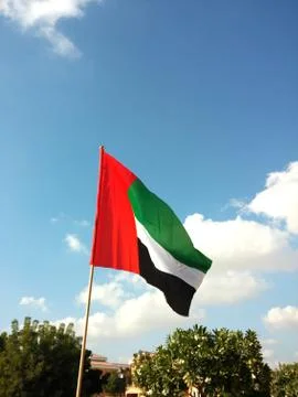 Uae flag Stock Photos