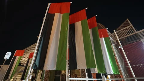 Uae flags expo 2020 Vidéo 168801544