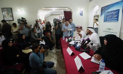 Uae Islamists Coup Plotting Verdict - Jul 2013 Stock-Fotos