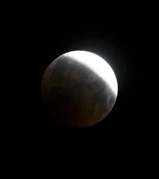 Uae Lunar Eclipse - Aug 2008 Fotos Stock