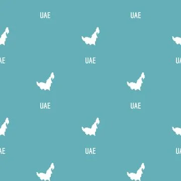 UAE map in black  simple イラスト素材
