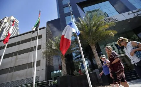 Uae Paris Attacks - Nov 2015 Stock Photos