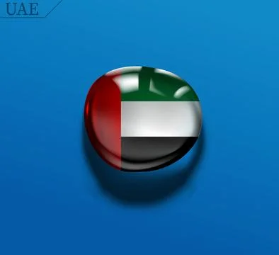 UAE water drop Stock Illustration