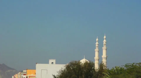 UAE.Al Fujayrah.Mosque. Stock Footage 35995068