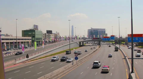UAE.Dubai.Oud Metha Road Stock Footage 35756588