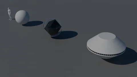 UAP Size Comparison Stock Footage 258601425