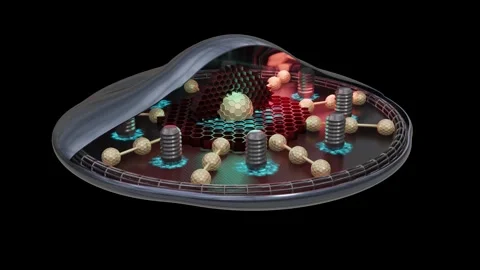 UAP , UFO propulsion system. 3d animation render Stock Footage 248445135