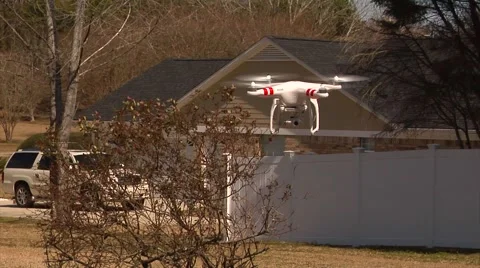 UAV-9, drone helicopter, MWS moves diagonaly towards camera CU Stock Footage 47253045