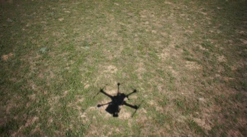 UAV Multirotor shadow Stock Footage 35561905