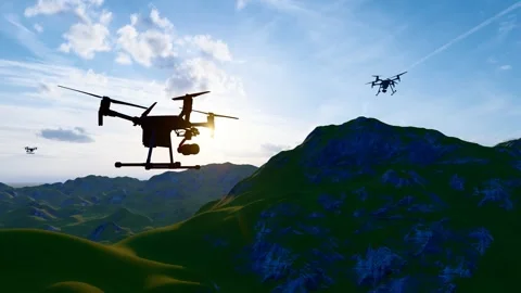 UAV terrain reconnaissance and mapping Vidéo 307973582