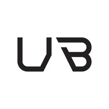 Ub initial letter vector logo icon Illustrazione stock