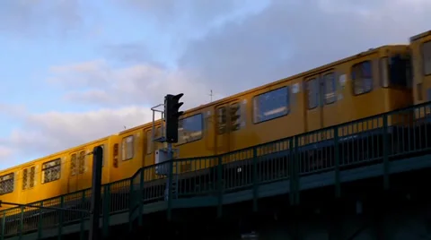Ubahn in berlin Stock Footage 33029653