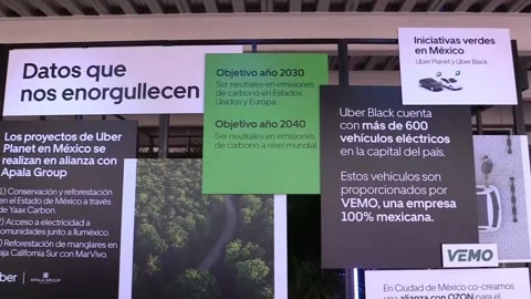 Uber celebrates a decade in Mexico, reflects on commute improvements, México, MX Stock Footage 253967984