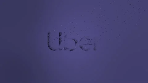 Uber Logo Wind Dissolve Stock Footage 157699270