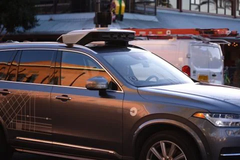 Uber Self Driving Car Stock Photos
