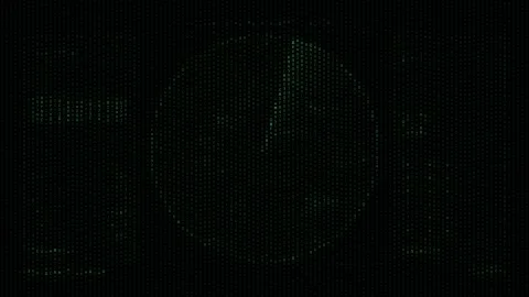 Ubermatrix Radar naval sonar loop Stock Footage 345983935