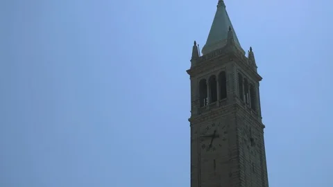 UC Berkeley Campanile Tower CU Stock Footage 117266357