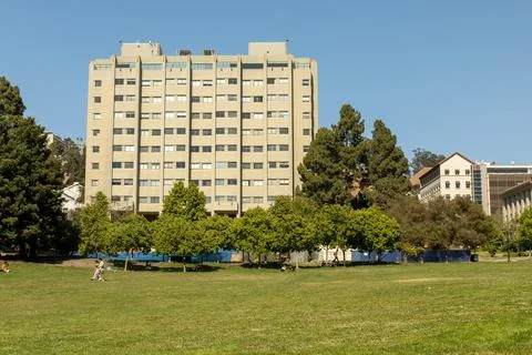UC Berkeley Campus Hall Stock Photos