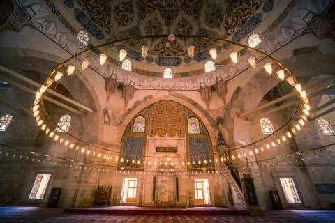 Uc Serefeli mosque Mosque in the center of city of Edirne, East Thrace Foto stock
