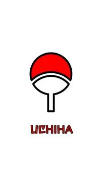 Uchiha clan logo Stock Illustration