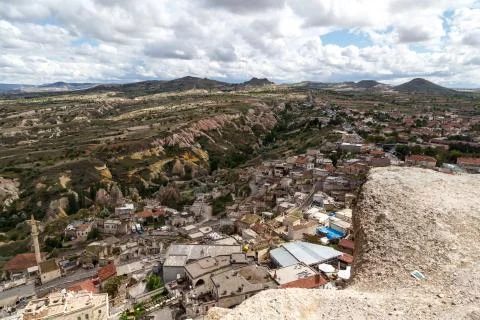 Uchisar Castle View Stock Photos