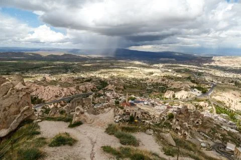 Uchisar Castle View Stock Photos