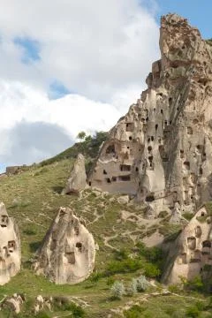 Uchisar Castle View Stock Photos