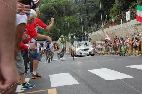 UCI Road World Championships. Toscana 2013.Sports, passion, colours and sound Stock Photos
