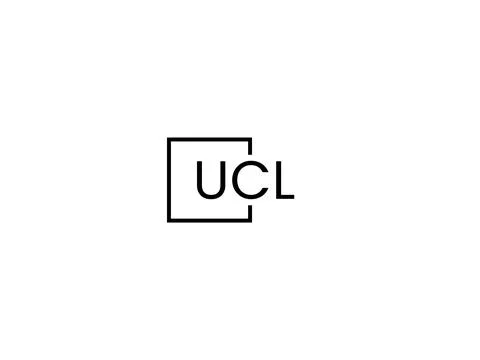 UCL letter initial logo design vector illustration Stock Illustration