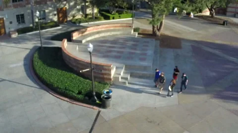 UCLA campus quad (1 of 6) Stock Footage 44621901
