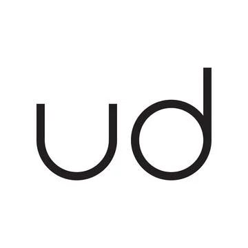 Ud initial letter vector logo icon Stock Illustration