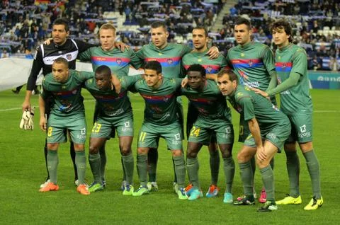 UD Levante team posing Stock Photos