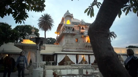 Udaipur Isle view Stock Footage 111829792