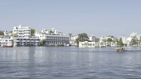 Udaipur view Stock Footage 82315088