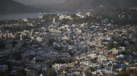 Udaipur viewpoint Stock Footage 55014944