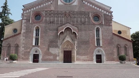 Udine cathedral Stock Footage 76803332