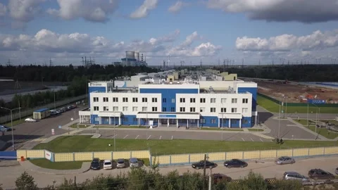 The Udomlya data processing center (DPC), a Rostelecom company. Stock Footage 114691665