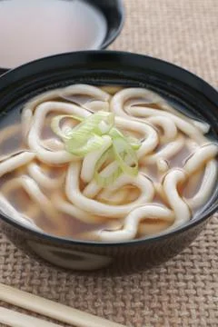 Udon noodles Foto stock