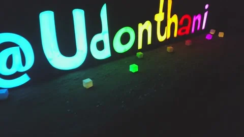Udonthani  dron video part 2 Stock Footage 219028001