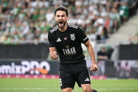UEFA Champions League second qualifying round - Ferencvaros vs Noah, Budapest, H Stock Photos