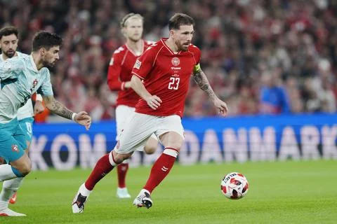 UEFA Nations League - Denmark vs Portugal, Copenhagen - 01 Oct 2026 Stock Photos
