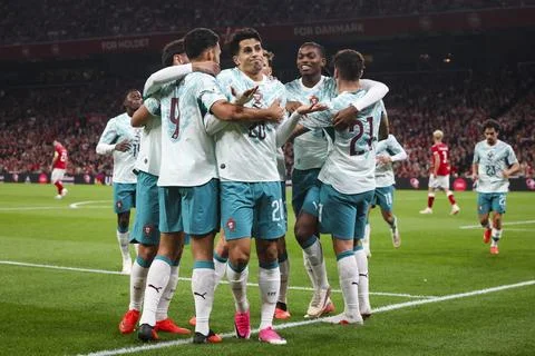 UEFA Nations League - Denmark vs Portugal, Copenhagen - 01 Oct 2026 Stock Photos