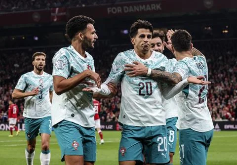 UEFA Nations League - Denmark vs Portugal, Copenhagen - 01 Oct 2026 Stock Photos