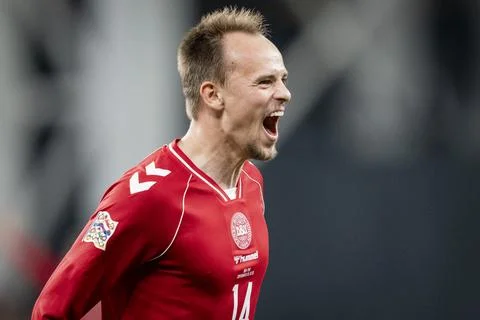UEFA Nations League - Denmark vs Portugal, Copenhagen - 01 Oct 2026 Stock Photos