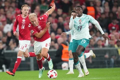 UEFA Nations League - Denmark vs Portugal, Copenhagen - 01 Oct 2026 Stock Photos