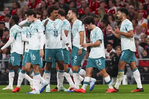 UEFA Nations League - Denmark vs Portugal, Copenhagen - 01 Oct 2026 Stock Photos