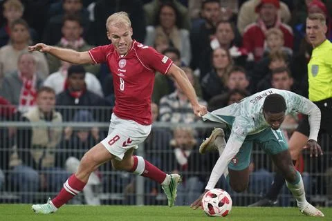 UEFA Nations League - Denmark vs Portugal, Copenhagen - 01 Oct 2026 Stock Photos