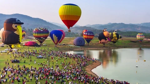 UETL-BalloonZO Stock Footage 128189678